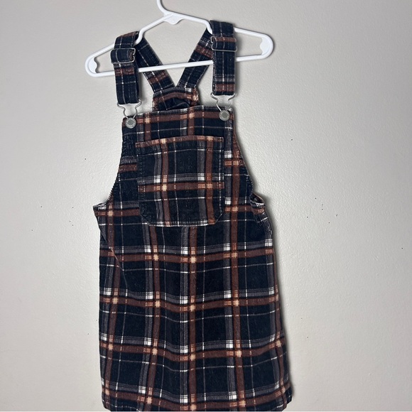 Brown and Black Classic Overalls with Straps - Picture 1 of 3